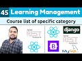 Django ReactJs LMS #45||Course list of specific tag||Django ReactJs||Django Rest Framework