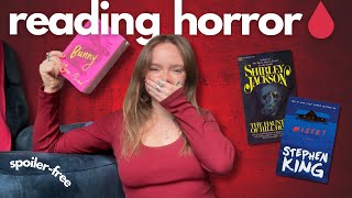 reading horror for the first time...🦇🩸 halloween / fall reading vlog