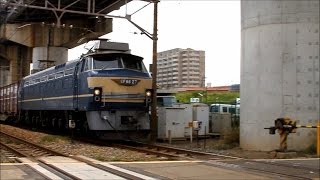 JR貨物 5070ﾚ EF66-27＠北方貨物線･能勢街道踏切 ニーナ