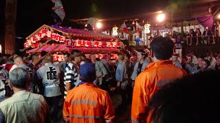 飯坂八幡神社例大祭 2018 本祭り 宮入り 上町