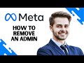 How to Remove Admin from Meta Business suite (FULL GUIDE)
