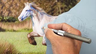 Mastering Pastel Pencils: Create a Stunning Horse Drawing | JasonMorgan.co.uk