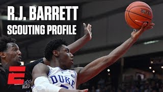 R.J. Barrett preseason 2019 NBA draft scouting  | DraftExpress