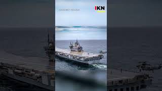 INS Vikrant, India's First Indigenous Aircraft Carrier | IKN Snaps #Shorts