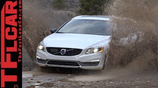 2015 Volvo V60 Cross Country Muddy Off-Road Review in TFL4K
