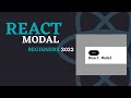 HOW TO CREATE POPUP MODAL ON REACT. BEGINNERS 2022