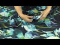 floral print silk u0026 rayon satin dress fabric