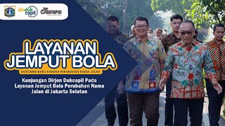 Kunjungan Dirjen DUKCAPIL Pada Layanan Jemput Bola di Jakarta Selatan