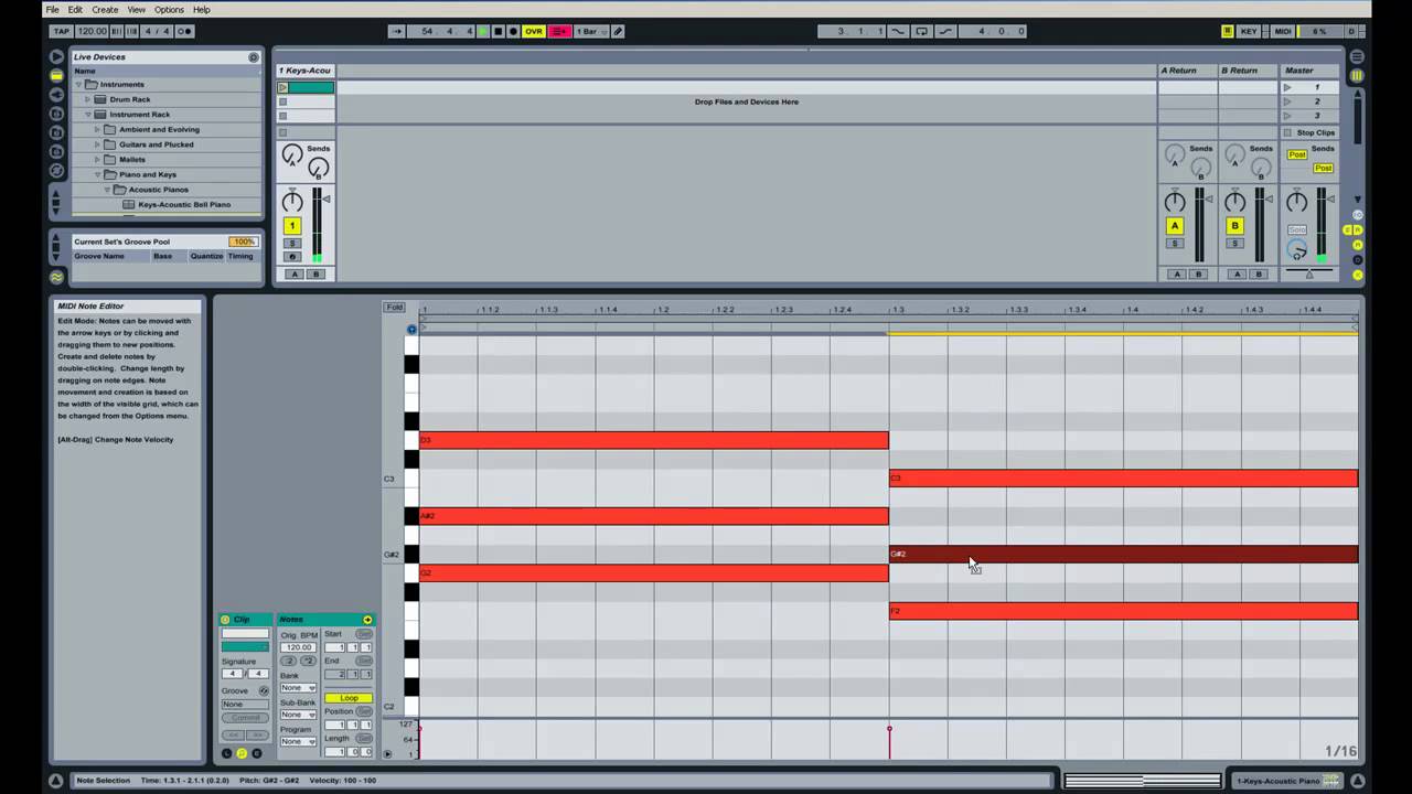 Piano Chords Ableton