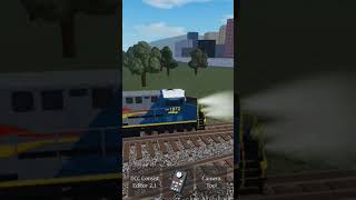 CSX 1972 With CSX 1973 leads in Roblox Felina Subdivision