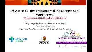 The Physician Builder Program: Making Connect Care Work for You