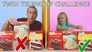 Twin Telepathy Cake Challenge!