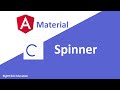 Angular Material Progress Spinner | Angular Material Tutorial 23