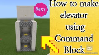 How to make Elevator using Command Block in Minecraft