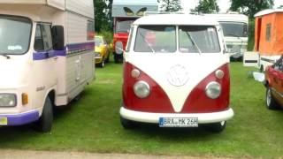 old VW T1 T2 busses + mini Jag E-type  , Oldtimermarkt Bockhorn 2016