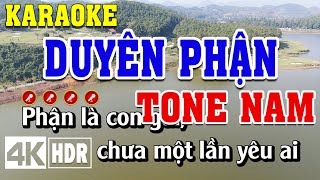 Duyên Phận Karaoke Tone Nam Beat Chuẩn | Đình Long Karaoke