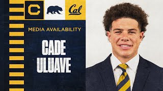 Cal Football: Cade Uluave Media Availability (10.1.2024)