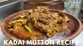 Kadai Mutton Recipe | कढ़ाई मटन रेसिपी | Kadai Gosht Recipe By Bhargain Ka Chef | Mutton Recipe