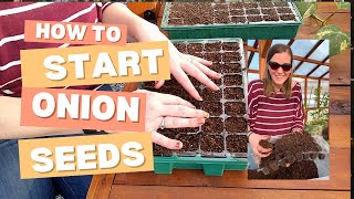 Starting 120 Onion Seeds for a Longer-Lasting Harvest 🌱🧅 (Seed Starting Tips!)