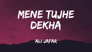 Mene Tujhe Dekha - Ali Zafar | Jhoom (R&B mix) | Lyrical Ali Zafar | R&B mix | Lyrical Video