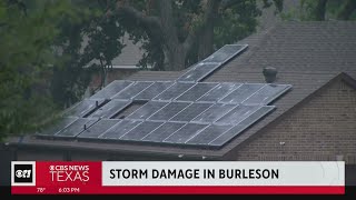 Homes across North Texas damaged from hail storms