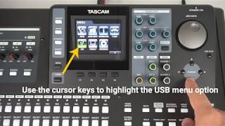 TASCAM DP 32SD \u0026 DP-24SD | Exporting Mixdown to Computer (Windows)