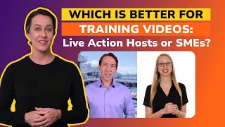 Live Actor vs. SME: Which Should You Choose for Your Training Videos to Maximize Learner Engagement?