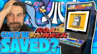 Atari Road Runner Arcade - PCB Unboxing \u0026 Power Brick Fix - Can we save it?