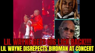 LIL WAYNE DISREPECTS BIRDMAN AT SHOW!!! #LILWAYNE #BIRDMAN #CASHMONEY #YOUNGMONEY