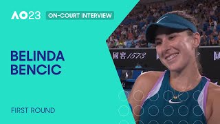 Belinda Bencic On-Court Interview | Australian Open 2023 First Round