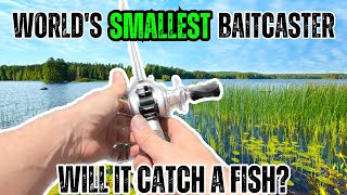 Testing the Tiny but Mighty baitcasting combo (telescopic rod)