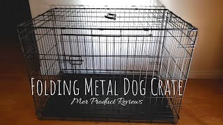 Amazon Basics Folding Metal Dog Crate Review and How to Keep a Clean Kennel