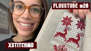 Xstitchmd: Flosstube #20 - WINTER STITCHING, KNITTING SOCKS, SHARON'S GLAMPING BLANKET