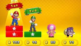 New Super Mario Bros. U Deluxe – Coin Battle 2-4 Player Walkthrough