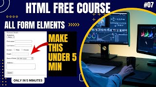 HTML Tutorial: Forms & Input Tags | Web Development Tutorials #7