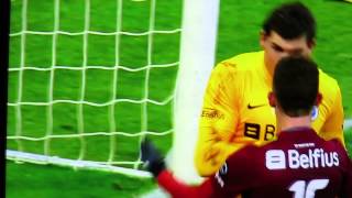 Mathew Ryan penaltysave KAA Gent -Club Brugge 2013