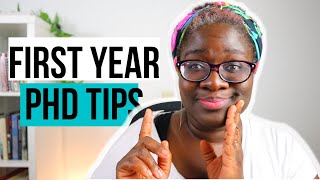 WATCH THIS! 5 first year PhD tips...