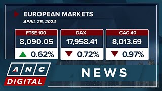 European markets mostly lower in Thursday afternoon trade | ANC