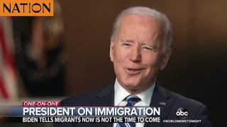 Biden tells migrants 'don't come' as criticism grows