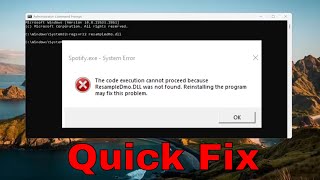 How to Fix “resampledmo.dll Is Missing” Error on Windows 11/10 [Guide]