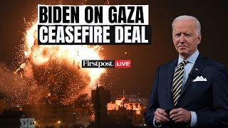 Gaza Ceasefire Deal LIVE: President Joe Biden Delivers Remarks as Ceasefire Gets Implemented | N18G