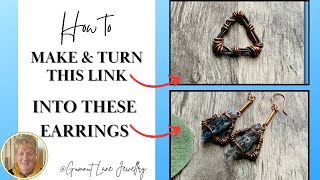 EASY-A Step By Step Guide to Making A Free-Form Triangle Shaped Chain Link!