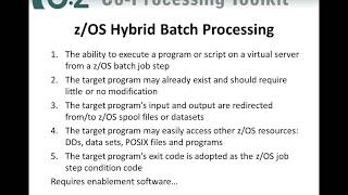 Introduction to z/OS Hybrid Batch Processing with Co:Z