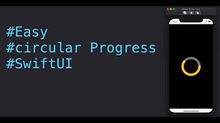 #SwiftUI Circular Progress bar beginner SwiftUI