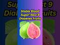 The Best 9 Fruits for Diabetes(Won't Spike Blood Sugar) #diabetes #bloodsugarcontrol #fruits #shorts