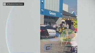 Video shows heavy police activity at Homestead Walmart