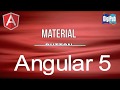 How to use Angular Material Button for Angular5