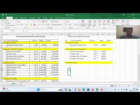 Cara Gampang Buat RAB Di Excel | Studi Kasus Excel | #tutorial #excel ...