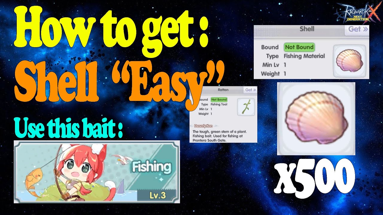 How To Get Shell (Easy) Ragnarok X Next Generation - YouTube