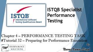 ISTQB Performance Tester | 4.2.8 Preparing for Performance Test Execution | ISTQB Tutorials